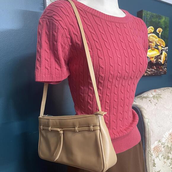 Vintage NWOT 80s Leco Leather Shoulder Bag - Picture 6 of 6